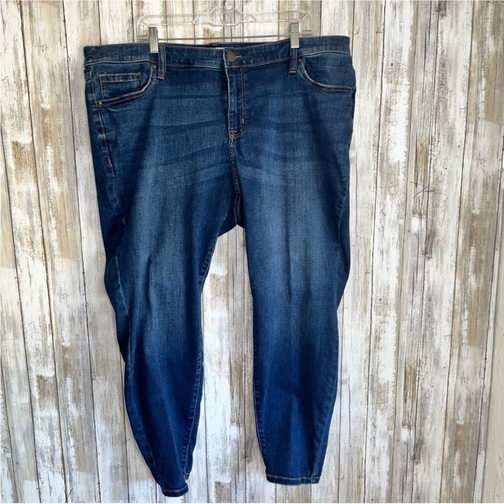 Lane Bryant Flex Magic Waistband Mid Rise Skinny Dark Wash Women’s 24 - Picture 1 of 5